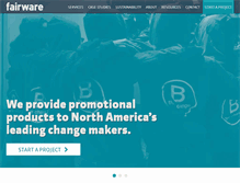 Tablet Screenshot of fairware.com